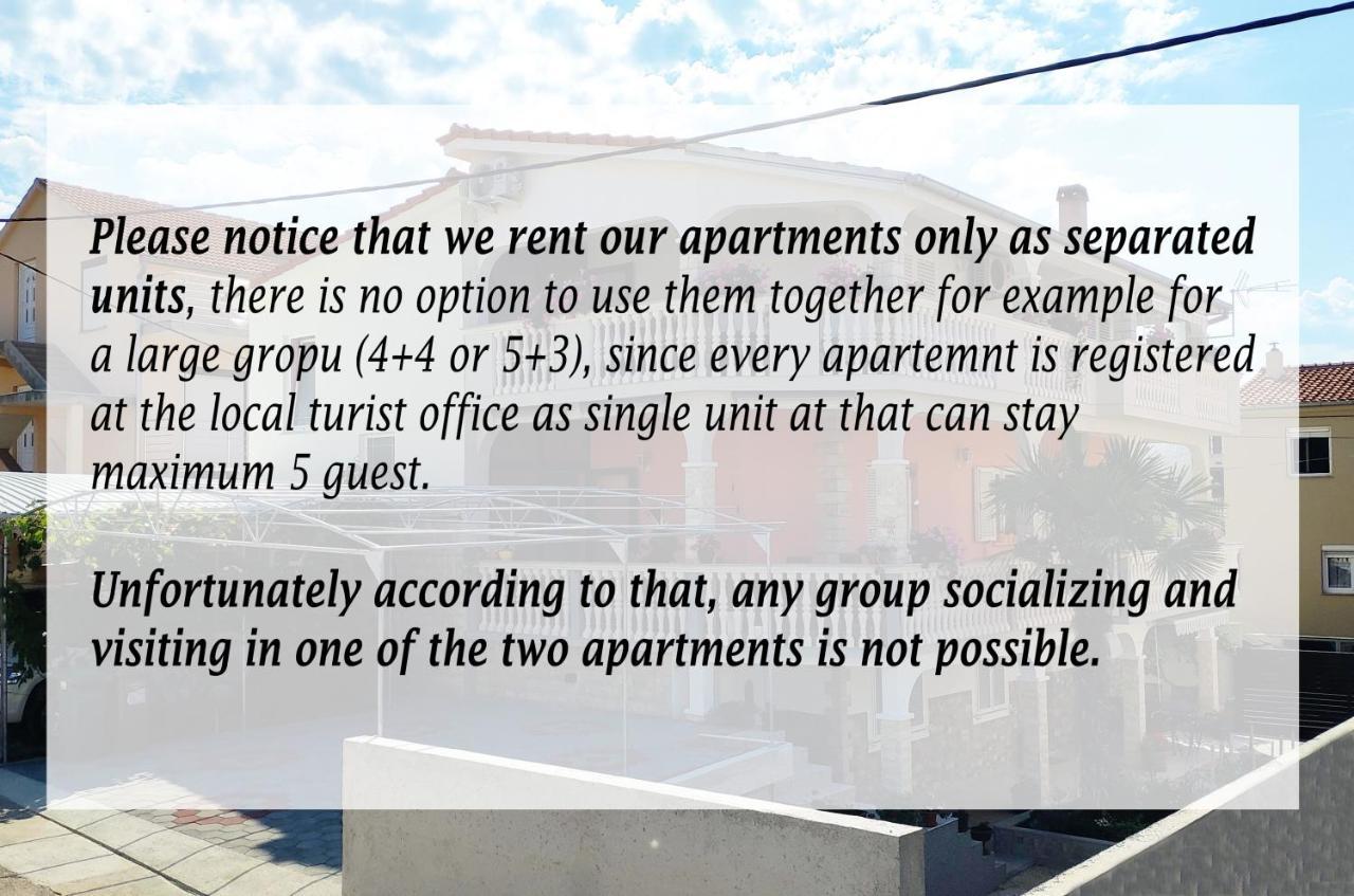 Modern 3Br Apartments In Zadar With Balcony Or Terrace, Free Parking & Ac Exterior foto